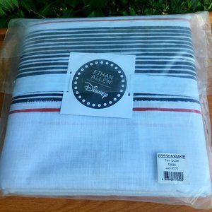 Ethan Allen Disney Twin Duvet Cover.   Made in Italy.  NWT